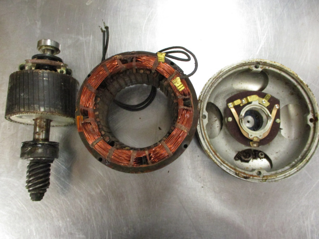 USED Hobart 512 Slicer Motor with Stator, Rotor and Cover